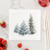 WINTER SCENERY STANDARD DINNER Napkins Servet (Insitu)