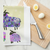 Winter Schaap Keuken Theedoek (Quarter Fold)