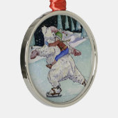 Winter Schaats Ornament (Rechts)