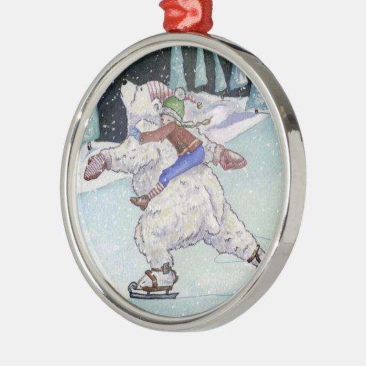 Winter Schaats Ornament (Links)