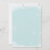 Winter Schaatsen Vakantie Uitnodiging (Achterkant)