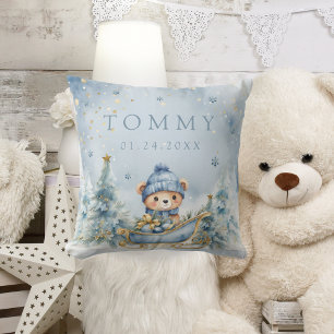 Winter Schattige Beer Forest Baby shower Gift Kussen