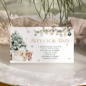 Winter Schattige Polar Beer Boeken voor Baby Ticke Informatiekaartje