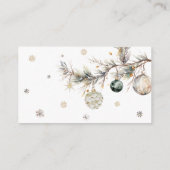 Winter Schattige Polar Beer Hoeveel Snoepjes Informatiekaartje (Achterkant)