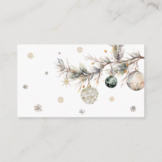 Winter Schattige Polar Beer Hoeveel Snoepjes Informatiekaartje (Achterkant)