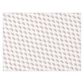 Winter Schattigee slede Patroon Rood Wit Vrolijk K Tafelkleed (Voorkant (Horizontaal))