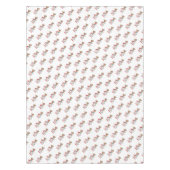 Winter Schattigee slede Patroon Rood Wit Vrolijk K Tafelkleed (Voorkant)