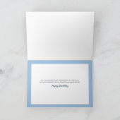 Winter Schilderachtig Landschap Verjaardagsgroeten Kaart (Binnen)