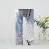 winter schilderachtig langs vijver en bossen van s (Staand voorkant)