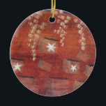 Winter, schilderij keramisch ornament<br><div class="desc">Winter,  schilderij door Litouwse symbolist,  Mikalojus Ciurlionis</div>