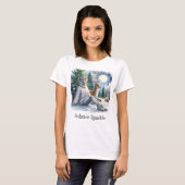 Winter Schitter Tech STEM Meisjes Troost T-shirt (Voorkant volledig)