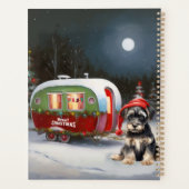 Winter Schnauzer Caravan Kerstavontuur Planner (Achterkant)