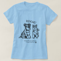 Winter Schnauzers - Basic T-Shirt (vrouwen)