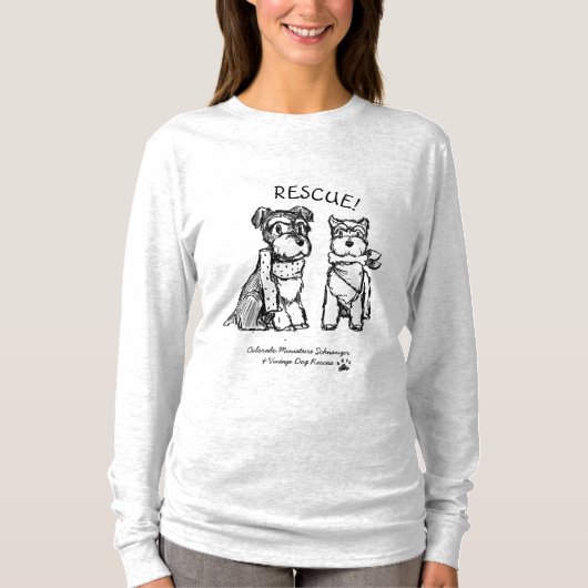 Winter Schnauzers - Shirt (vrouwen) (Voorkant)