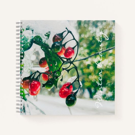 Winter schoonheid 1 notitieboek (Voorkant)