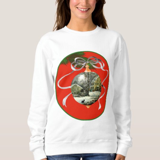 Winter Schotse Terrier-versiering Trui (Voorkant)