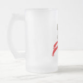 Winter Scottie in warme sjaal Matglas Bierpul (Links)