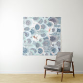 Winter seamless pattern with abstract flat handdra wandkleed (In Situ (horizontaal))