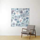 Winter seamless pattern with abstract flat handdra wandkleed (In situ)