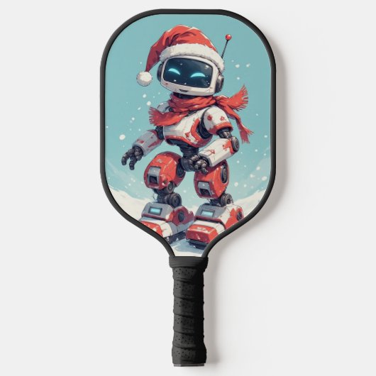 Winter Season Robot Pickleball Paddle (Voorkant)