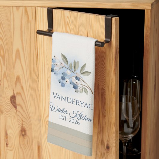 Winter Seasonal Theedoek (Derde Gevouwen)