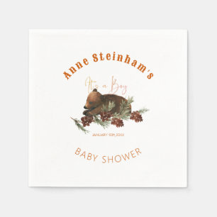 Winter Seizoen Eenvoudige Baby Beer Douche Servet