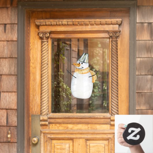Winter Seizoen Sneeuwman Decoratie Raamsticker (Huis Deur)