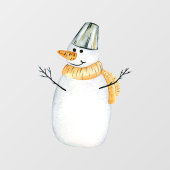 Winter Seizoen Sneeuwman Decoratie Raamsticker (Vel)