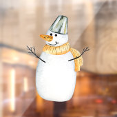 Winter Seizoen Sneeuwman Decoratie Raamsticker (Vel 2)