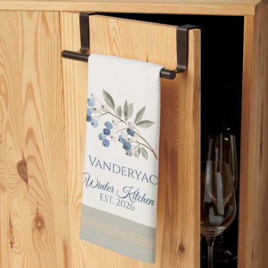 Winter Seizoen Theedoek (Derde Gevouwen)