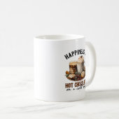 Winter Seizoen warme chocolade Koffiemok (Voorkant rechts)