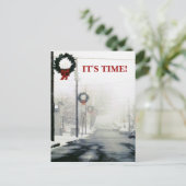 Winter Seizoensbevorderingen Benoemingsherinnering Briefkaart (Staand voorkant)