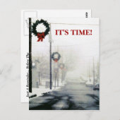 Winter Seizoensbevorderingen Benoemingsherinnering Briefkaart (Voorkant / Achterkant)