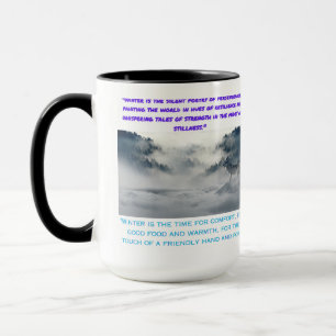 winter seizoensgebonden comfort mok