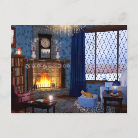 Winter Serenity Briefkaart (Voorkant)