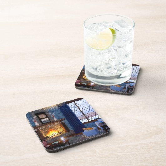 Winter Serenity Cork Onderzetter (Rechterzijde)