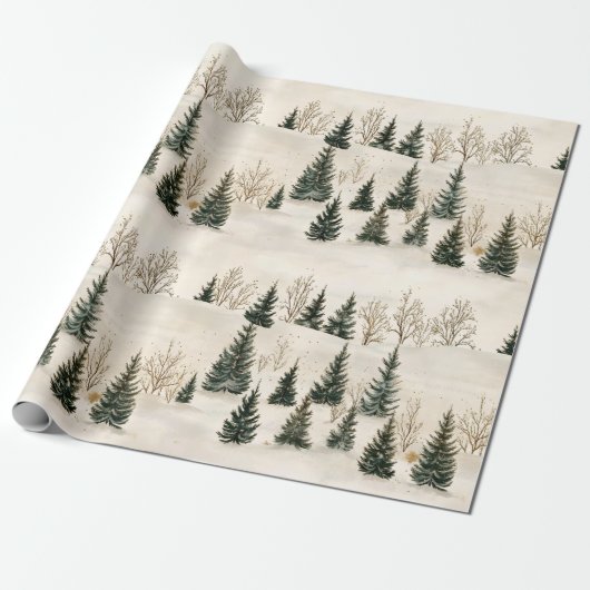 Winter Serenity III Cadeaupapier (Uitgerold)