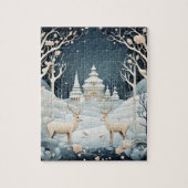 Winter Serenity Kerstvakantie Legpuzzel (Verticaal)