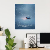 Winter Serenity Kunstprint – “Zacht Licht in Still Poster (Thuiskantoor)