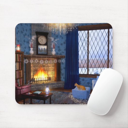 Winter Serenity Mousepad Muismat (Met muis)