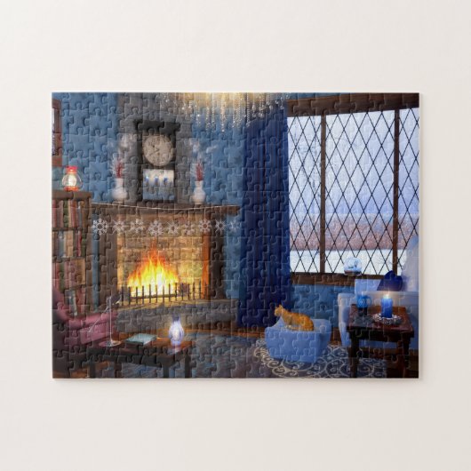 Winter Serenity Puzzle Legpuzzel (Horizontaal)