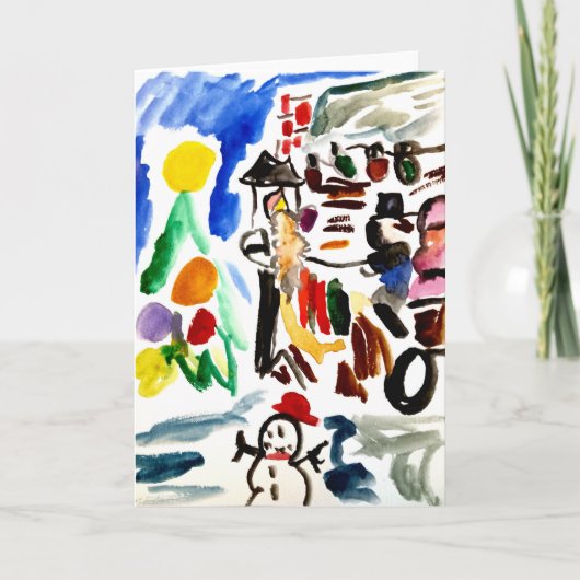 Winter set  kaart (Voorkant)