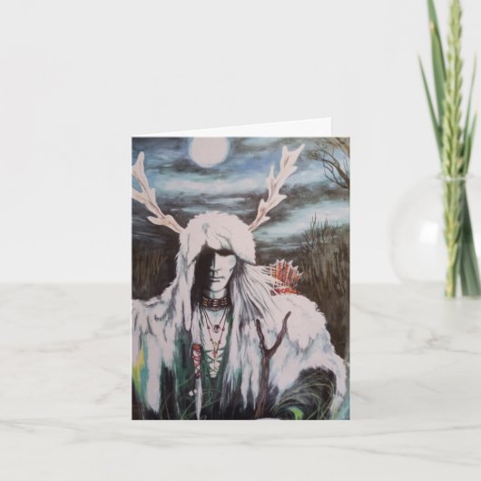 Winter shaman kaart (Voorkant)