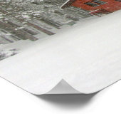 Winter Shed Snow Storm Poster (Hoek)