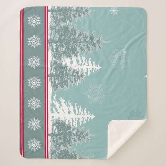 Winter Sherpa Deken (Voorkant)