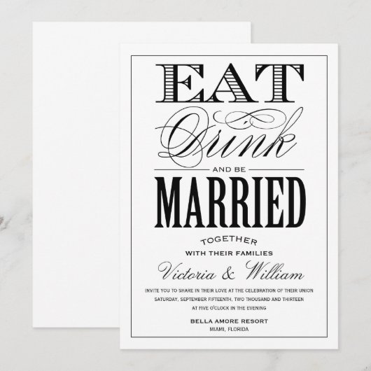 WINTER SHIMMER EDITION | AFBEELDINGSINVITATIE 2 KAART (Voorkant / Achterkant)