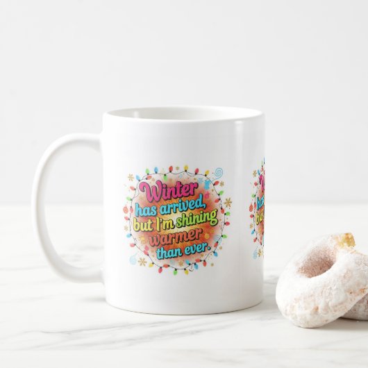 Winter Shine – Warm & Bright Holidays Koffiemok (Met donut)
