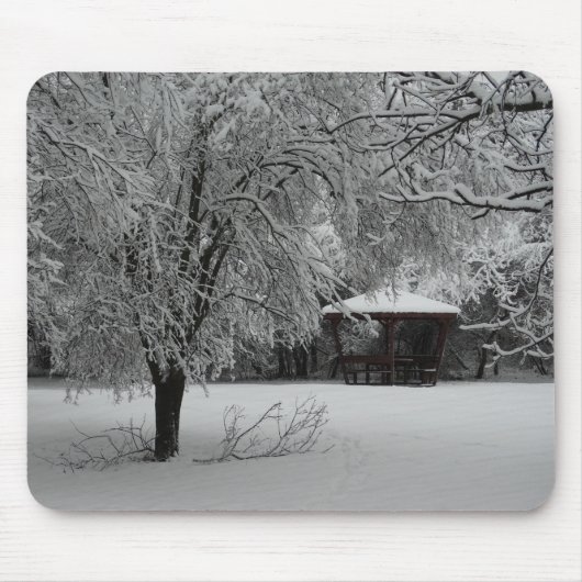 Winter Silence Mousepad Muismat (Voorkant)