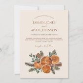 Winter Sinaasappel Slices Gedroogde Citrus kaneel  Kaart (Voorkant)