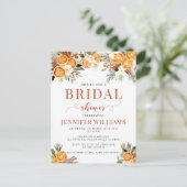 Winter sinaasappels vrijgezellenfeest briefkaart u (Staand voorkant)